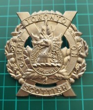 Toronto Scottish Canadian Cap Badge   BB-11
