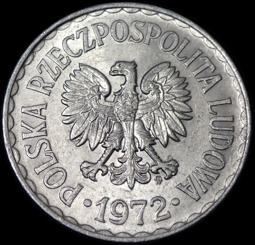 Poland zloty 1972 aluminium - 1,