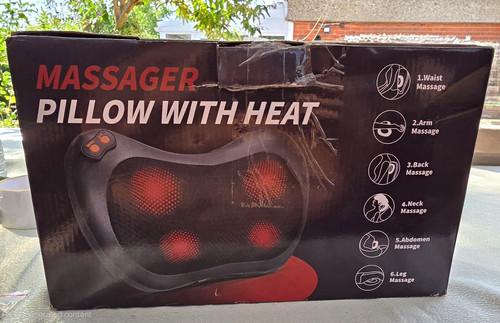 Massage pillow with heat - pillow,