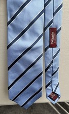 Mens T.M Lewin Pure Silk Blue