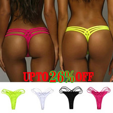 Women Bikini Thong Bottoms