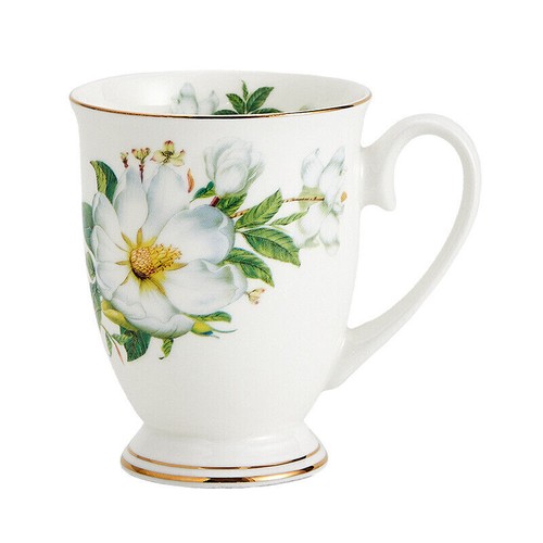 Floral design china mugs - design,
