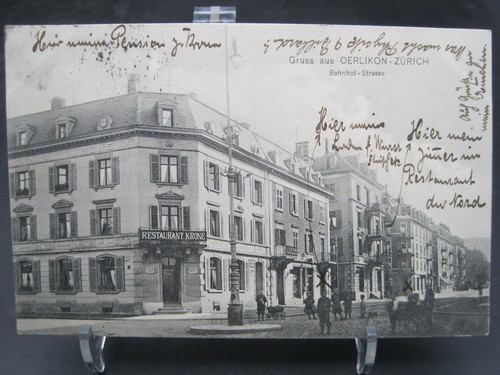 Postcard oerlikon zurich city - oerlikon,