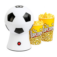 Hot Air Popcorn Maker Machine Carnival Football Electric Popper Fat Free Snack