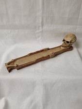 Skull and Bones Gothic Incense Burner Incense Stick Holder Ornament