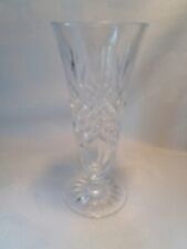 Waterford Crystal 7" Footed Bud / Posy Vase. Signed 