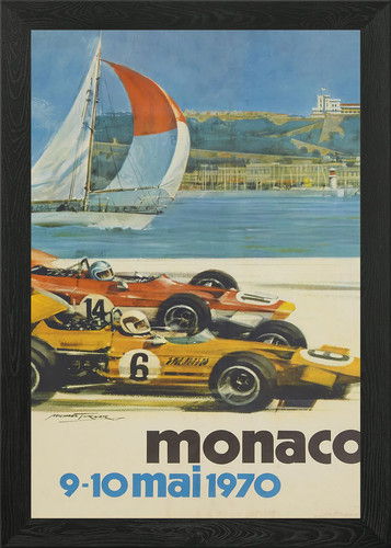 Monaco grand prix - prix, framed