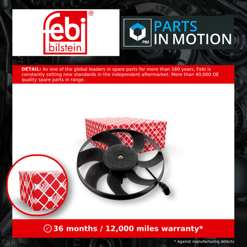 Radiator fan 39164 - 39164, febi