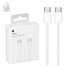 Genuine Apple Cable  USB-C to USB-C 2 meter A1739 For iPhone 15, 16 / Pro/ Max