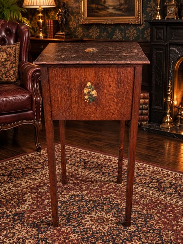 Antique sewing work table - sewing,