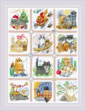 Riolis Cat Calendar Counted