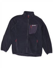 BERGHAUS Mens Fleece Jacket UK 40 Large Navy Blue Polyester AC09