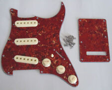 Vintage Tortoise ST SSS Pickguard with Aged White Pickup Covers Knobs Tip
