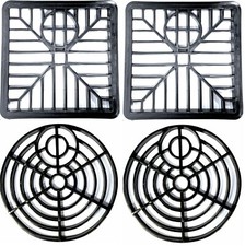 6" Square Dish Round Plastic