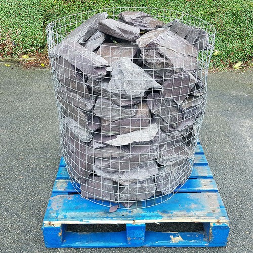 Blue slate landscaping - landscaping, &