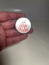 Vntg POG 1990s Dragon Sea Water Nessie Red Silver Foil Cap Milk Bottle Top HTF