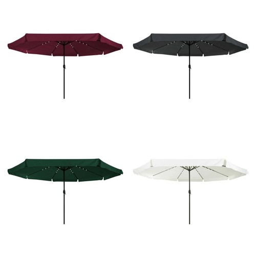 Garden umbrella with led strip - led,