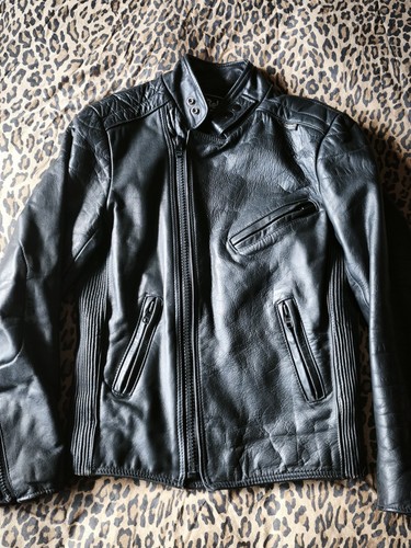 Belstaff leather biker jacket - belstaff,