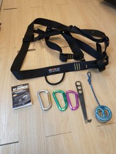 Rock Climbing Harness Abseil And Belay Device  Mountaineering Caving 