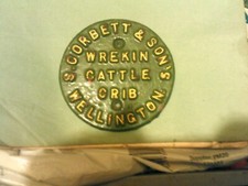 Thomas corbet cast iron nameplate