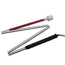 Folding Blind Cane Folds Down