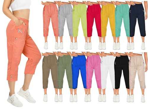 Women capri trousers ladies - capri,