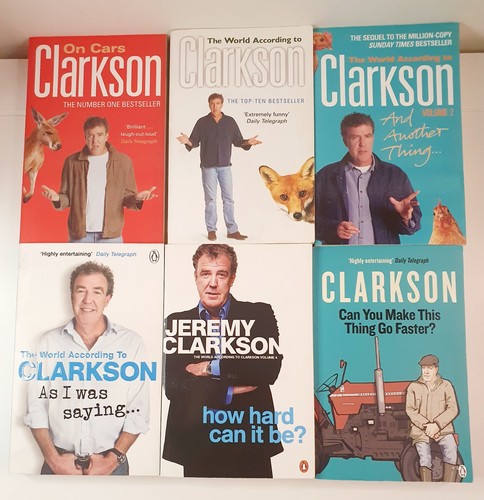 Jeremy clarkson paperback book - clarkson,