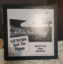 GENESIS SPOT THE PIGEON RARE 12 INCH BLUE VINYL EP 