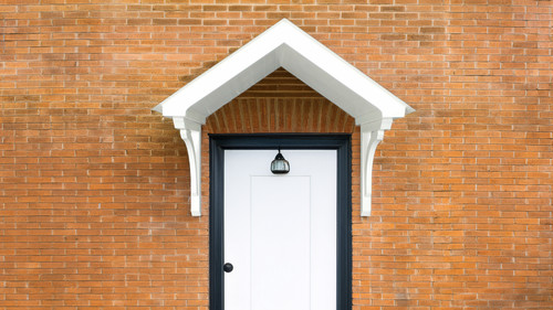 Grp trussed door - trussed,