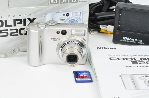 Nikon coolpix 5200 2mp - 5200, 5.2mp