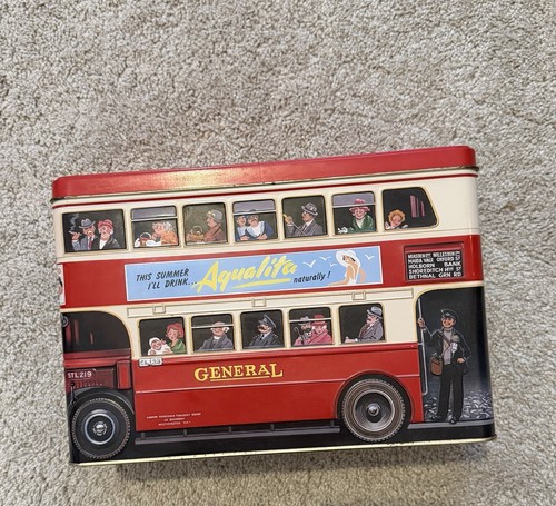 Vintage style london bus - london,