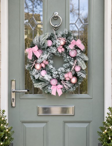 Christmas door wreath - christmas,
