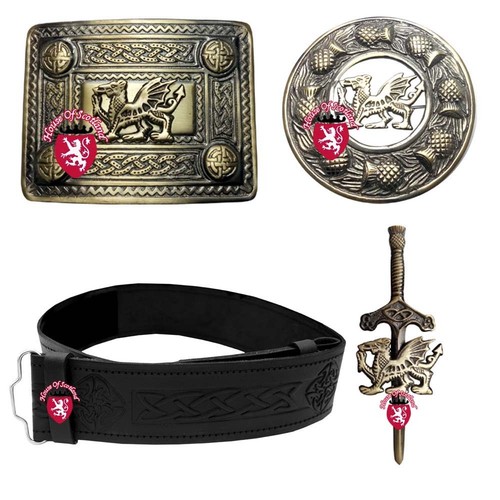 Highland kilt outfit pin - outfit,