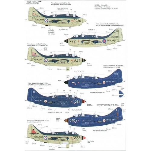 Fairey gannet mk cod - 1:72, as