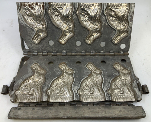 Vintage chocolate rabbit mold - chocolate,