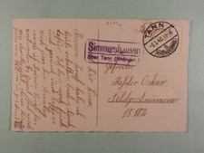 Dt. Reich field postcard country postmark Simmershausen and Tann (Rhöngeb.) 1940
