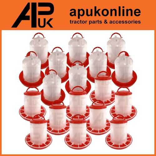 16x drinker feeder set - set, 3l
