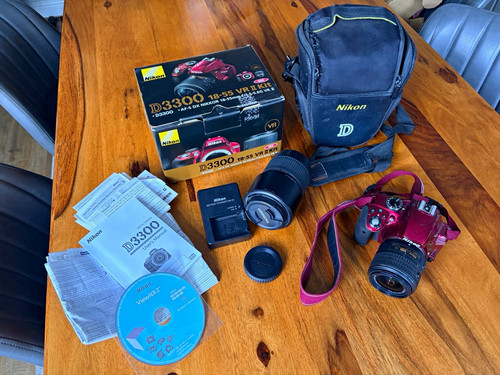 Nikon d3300 red 2mp digital - nikon,