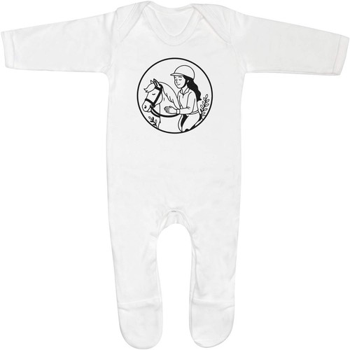 Horse rider baby sleepsuit - rider',