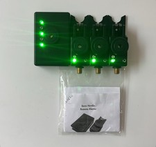MK3 Steve Neville 3+1 Alarm Set Green | Carp Fishing Alarms & Receiver RRP £512