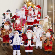 32Cm Christmas 12 Inches Santa Claus Standing Posture Doll Festival Party Santa 