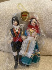 Pair of foreign dolls Greek 
