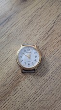 Sekonda Vintage 17 Jewels Date Just Hand Gold Tone Wind Mens Watch (Face only)
