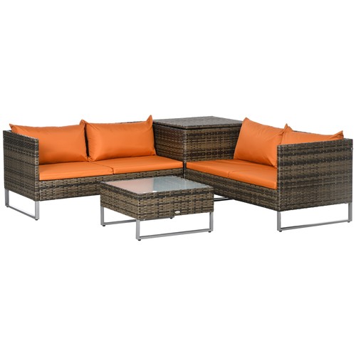 Outsunny rattan garden - outsunny,