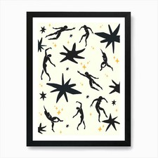 Night Matisse Dance Art Print