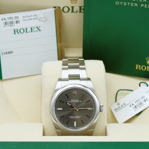 Rolex oyster perpetual 114300 - rolex,