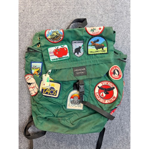 Vintage mountain sewing - vintage, green