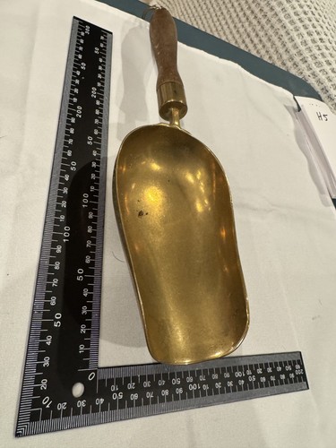 Antique english brass grain - brass,