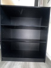 Black 3 Tier Bookcase - Argos