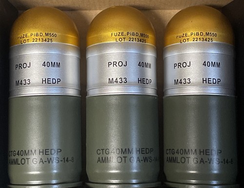M433he1 hedp toy grenade - hedp, shell